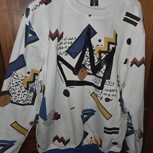 Graphic Print Men's Sweater